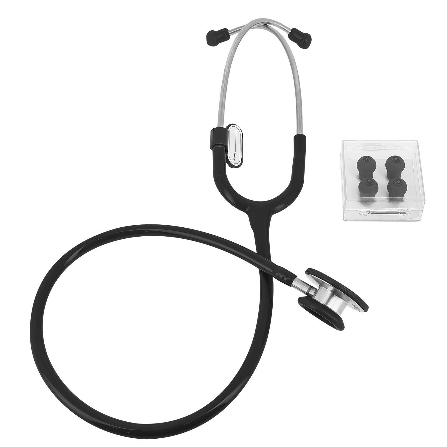Стетоскоп AMRUS 04-AM420 двухсторонний терапевтический из стали синий